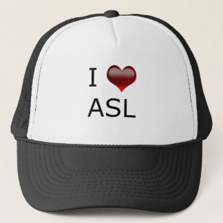 I <3 ASL TRUCKER PET