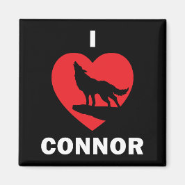I <3 Connor Magnet Zwart Magneet