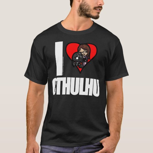 I < 3 Cthulhu - Dames T-Shirt (Voorkant)