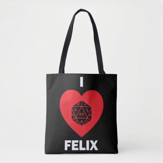 I <3 Felix Tas (donker) (Voorkant)