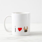 I <3 Frenchie-Mok Koffiemok (Links)