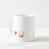 I <3 Frenchie Mug (Devant gauche)