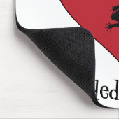 I <3 Gegenereerde Dragons Muismat (Hoek)