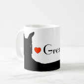 I <3 Grote Denen Koffiemok (Voorkant links)
