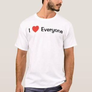 I <3-Kerel Collectie: Ik hou van iedereen T-shirt