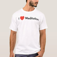I <3-Kerel Collectie: Ik hou van Meditation T-Shir
