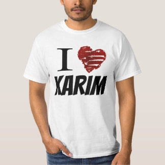 I <3 km (groot grafisch) t-shirt