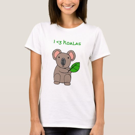 I <3 Koalas T-shirt (Voorkant)