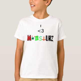 I <3 monstURZ T-shirt