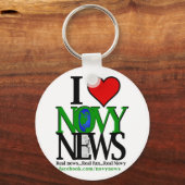 I <3 Novy News Sleutelhanger (Voorkant)