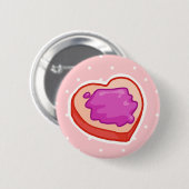 I <3 Toast Ronde Button 5,7 Cm (Voorkant /achterkant)