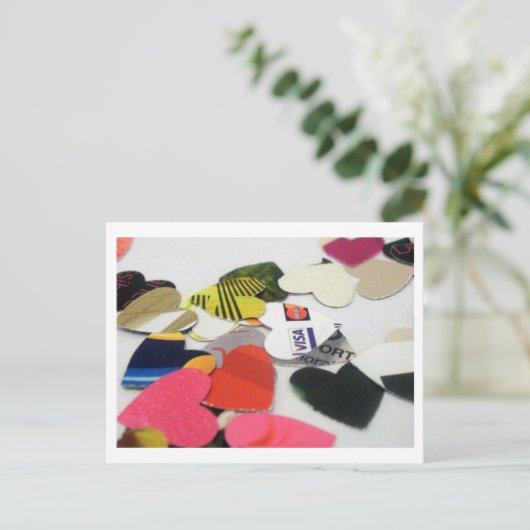 I <3 Vous Carte postale (Debout devant)