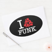 I 45 Adapter Funk Ovale Sticker (Envelop)
