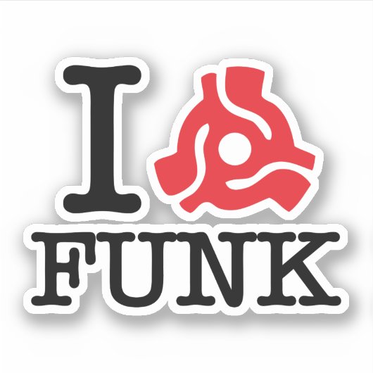I 45 Adapter Funk Sticker (Voorkant)