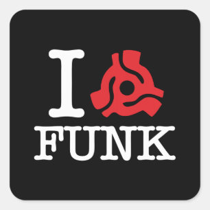 I 45 Adapter Funk Vierkante Sticker
