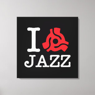 I 45 Adapter Jazz Canvas Afdruk