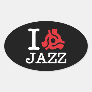I 45 Adapter Jazz Ovale Sticker
