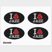 I 45 Adapter Jazz Ovale Sticker (Vel)
