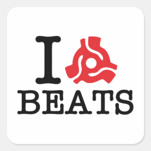 I 45 Adapter slaat Vierkante Sticker