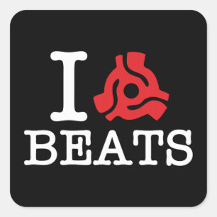 I 45 Adapter slaat Vierkante Sticker