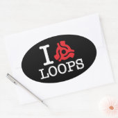 I 45 Adapterlijnen Ovale Sticker (Envelop)