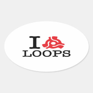 I 45 Adapterlijnen Ovale Sticker