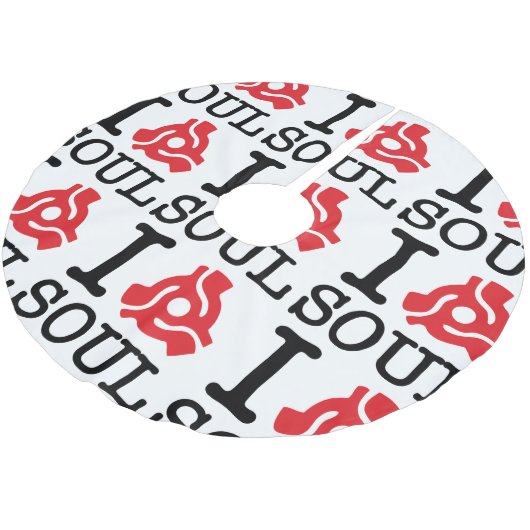 I 45-adaptersol kerstboom rok (Gekanteld)