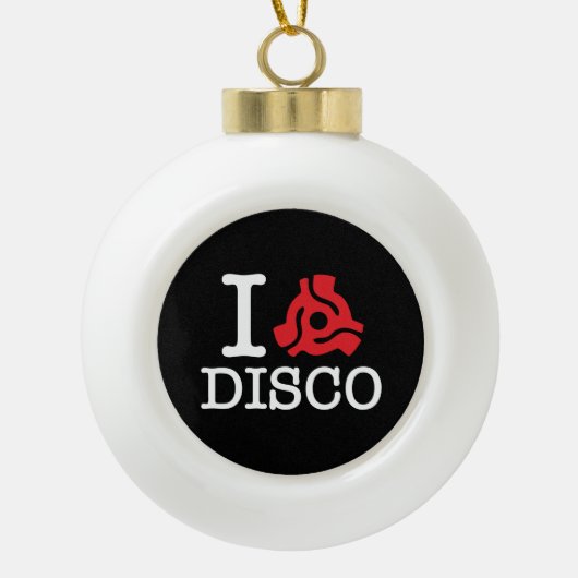 I 45 Disco adapter Keramische Bal Ornament (Voorkant)