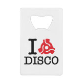 I 45 Disco adapter Kredietkaart Flessenopener (Voorkant)