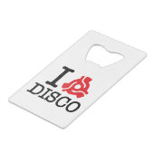 I 45 Disco adapter Kredietkaart Flessenopener (Voorkant Gekanteld)