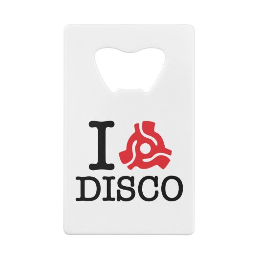 I 45 Disco adapter Kredietkaart Flessenopener (Achterkant)