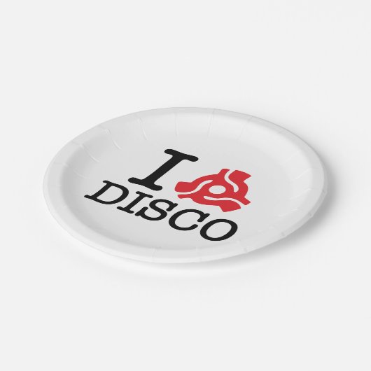 I 45 Disco adapter Papieren Bordje (Gekanteld)