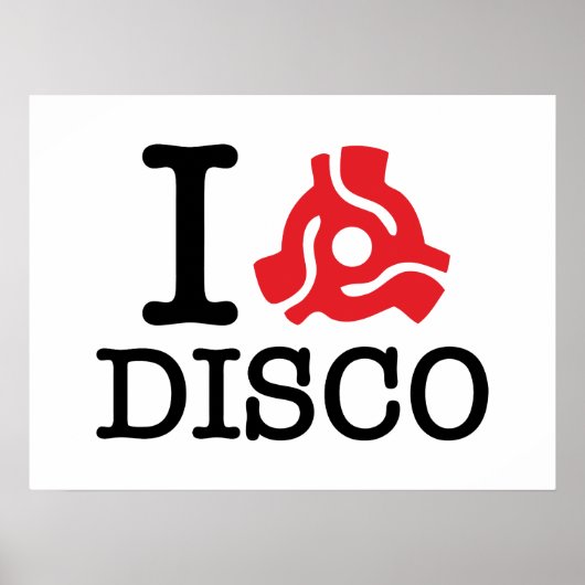 I 45 Disco adapter Poster (Voorkant)