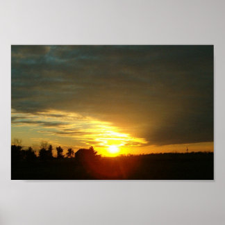 I-57 Sunset Poster