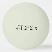i 8 sum pi Funny Wiskunde vergelijking Pi Dag Pingpongballen (Achterkant)