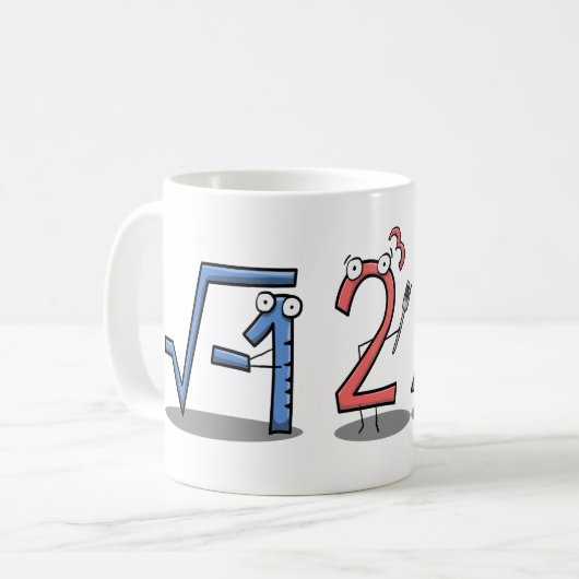 i 8 sum pi (I Ate some Pie) Wiskunde Mok (Voorkant links)