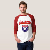 I-90 Boston T-shirt (Voorkant volledig)