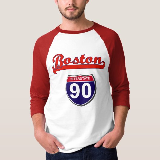 I-90 Boston T-shirt (Voorkant)