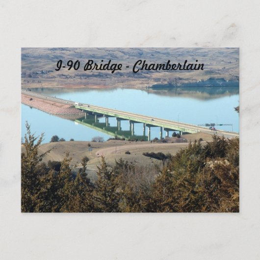 I-90 brug briefkaart (Voorkant)