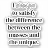 I Aangepaste vinylsticker ontwerpen Sticker (Voorkant)