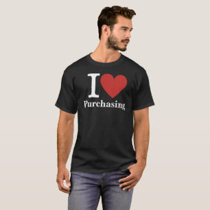I ❤️ Aankoop voor werknemers CUSTOM Mannen T-shirt