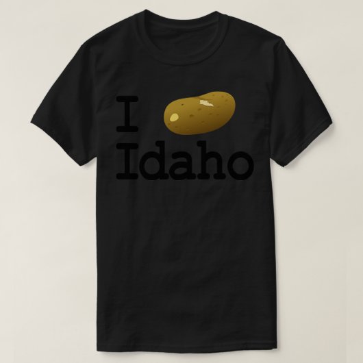 I Aardappel Idaho TS shirt (Design voorkant)