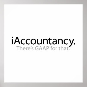 i Accountancy - Hiervoor is een GAAP opgesteld Poster
