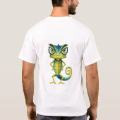 I Adapt Funny Chameleon T-Shirt (Dos)