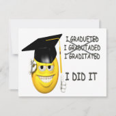 I Afgestudeerd Kaart (Voorkant)