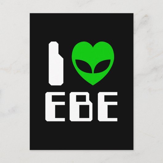 I Alien Heart EBE Briefkaart (Voorkant)