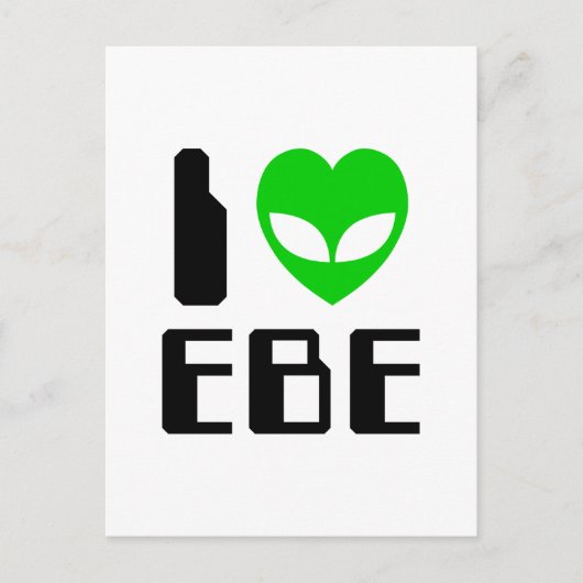 I Alien Heart EBE Briefkaart (Voorkant)