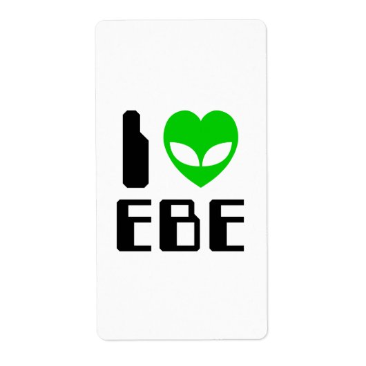 I Alien Heart EBE Etiket (Voorkant)