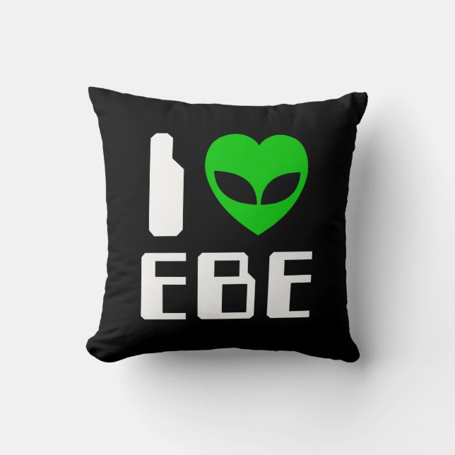 I Alien Heart EBE Kussen (Voorkant)