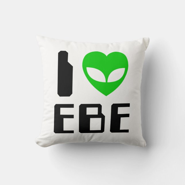 I Alien Heart EBE Kussen (Voorkant)